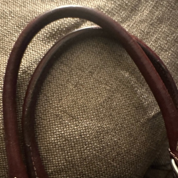 Coach Red and Brown Patchwork Shoulder Bag - Picture 5 of 5